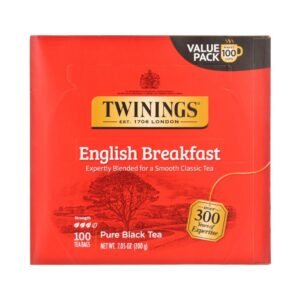 Twinings English Breakfast Black Tea Individually Wrapped Tea Bags, 100 ct.
