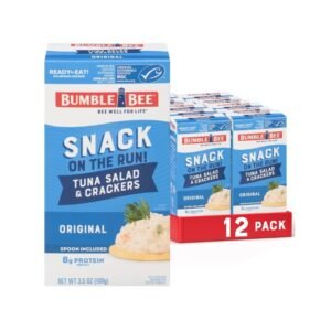 Bumble Bee Snack On The Run Original Tuna Salad with Crackers 12 Ct