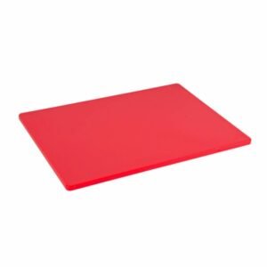 Cutting Board - Red, Poly, 15x20x0.5"