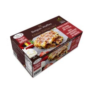 Frozen La Boulangerie des Gourmets - Belgian Waffles, Authentic "Pearl Sugar" recipe - 12 Ct