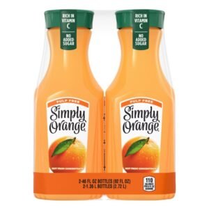 Simply Orange Pulp-Free Orange Juice, 2 pk./46 fl. oz.