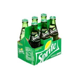 Sprite Glass Bottles, 8 fl oz, 6 Pack