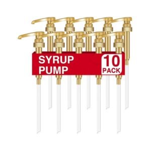 Voisen Syrup Pump Dinning Coffee Bar Drinking Mixes - 10Ct