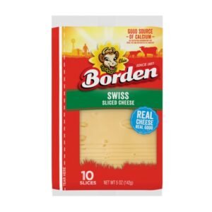 Borden- Sliced Swiss Cheese  12/5oz