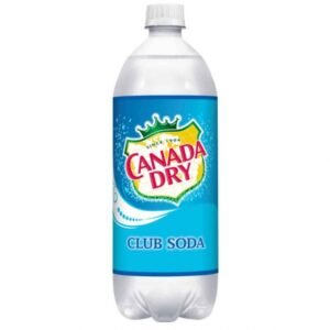 Canada Dry Club Soda - 15/1L plastic bottles