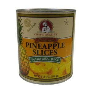 Chef's Quality - Sliced Pineapples in Light Syrup - #10 cans
