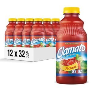 Clamato Picante Juice Glass 12/16oz