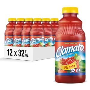 Clamato Picante Juice Glass 12/16oz