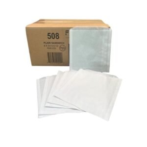 Fischer Paper Products - Plain Sandwich/Pastry Bag, #508, 6 x.75 x 6.5, 1000 ct