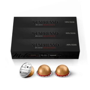 Nespresso - Capsules Vertuo, Melozio Decaffeinato, Medium Roast Espresso 30 Ct