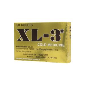 XL -3 Cold medicine tab 20 Ct