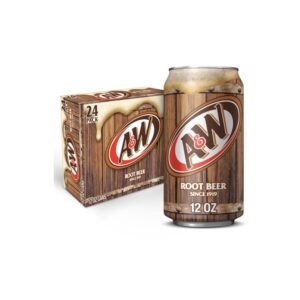 A&W Root Beer, 12 oz cans 24Ct