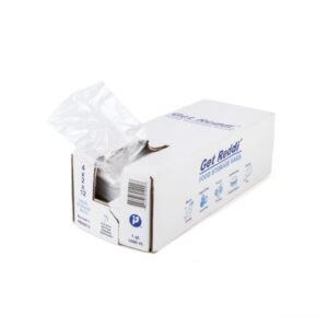 Get Reddi - 4X2X12 .60 Mil Clear Poly Food Bag - 1000