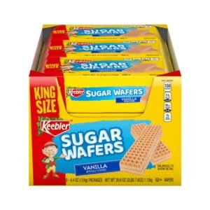 Keebler Sugar Wafers, Vanilla, 4.4 oz - 9 ct