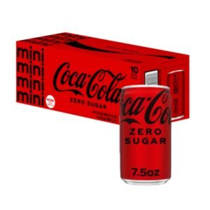 Coca Cola zero mini cans 10/7.5oz