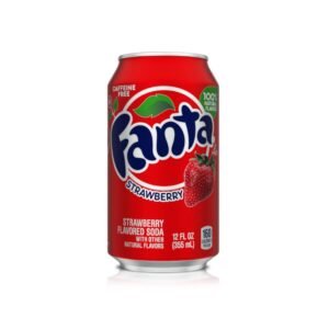 Fanta Strawberry Soda Pack Cans, 12 fl oz -24Ct