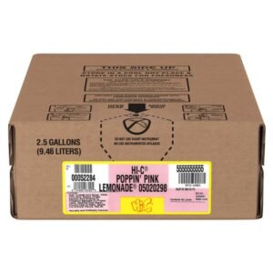 Hi-C Pink Lemonade - 2.5 gallon bag-in-box syrup