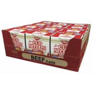 Nissin - Cup Noodle - Beef Flavor - 12/2.5 oz
