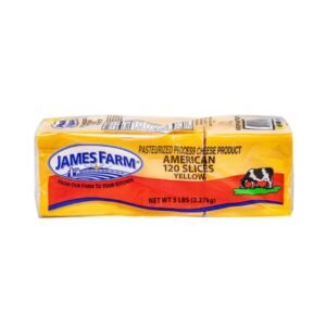 James Farm - Yellow American Cheese - 5 lbs/120 Ct
