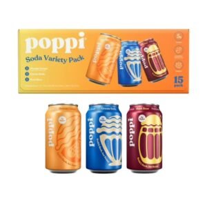 Poppi - Prebiotic Soda Cream Variety Pack, 12 fl. oz., 15 pk.