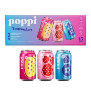 Poppi - Prebiotic Soda Tastemakers Variety 12 fl. oz., 15 pk