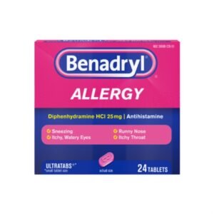 Benadryl - Allergy Diphenhydramine - 24 Ct